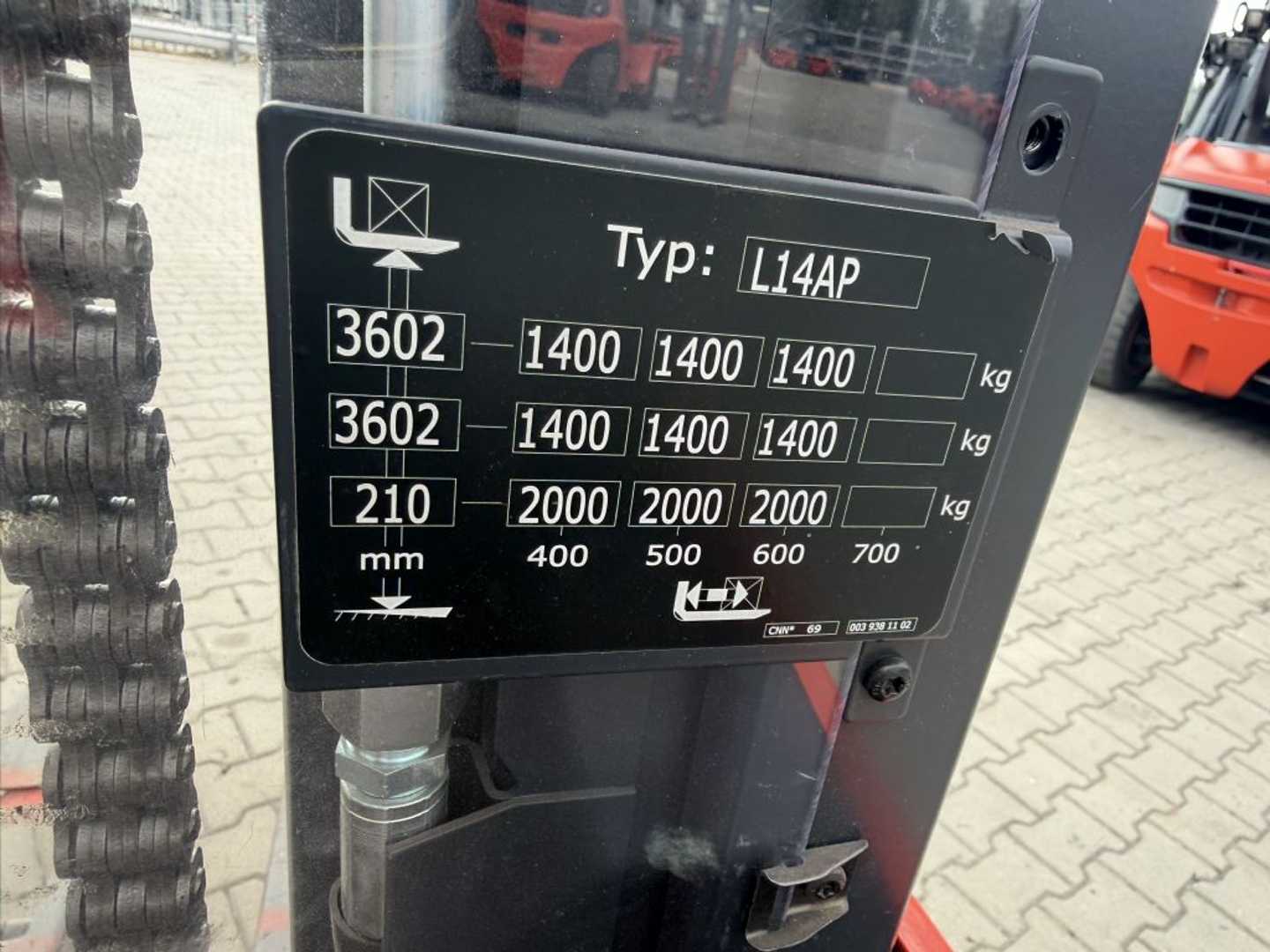 Used Forklift Linde L14API Aukšto kėlimo krautuvas su grąžulu (Image 10) Used Forklift Linde L14API Aukšto kėlimo krautuvas su grąžulu (Image 10)