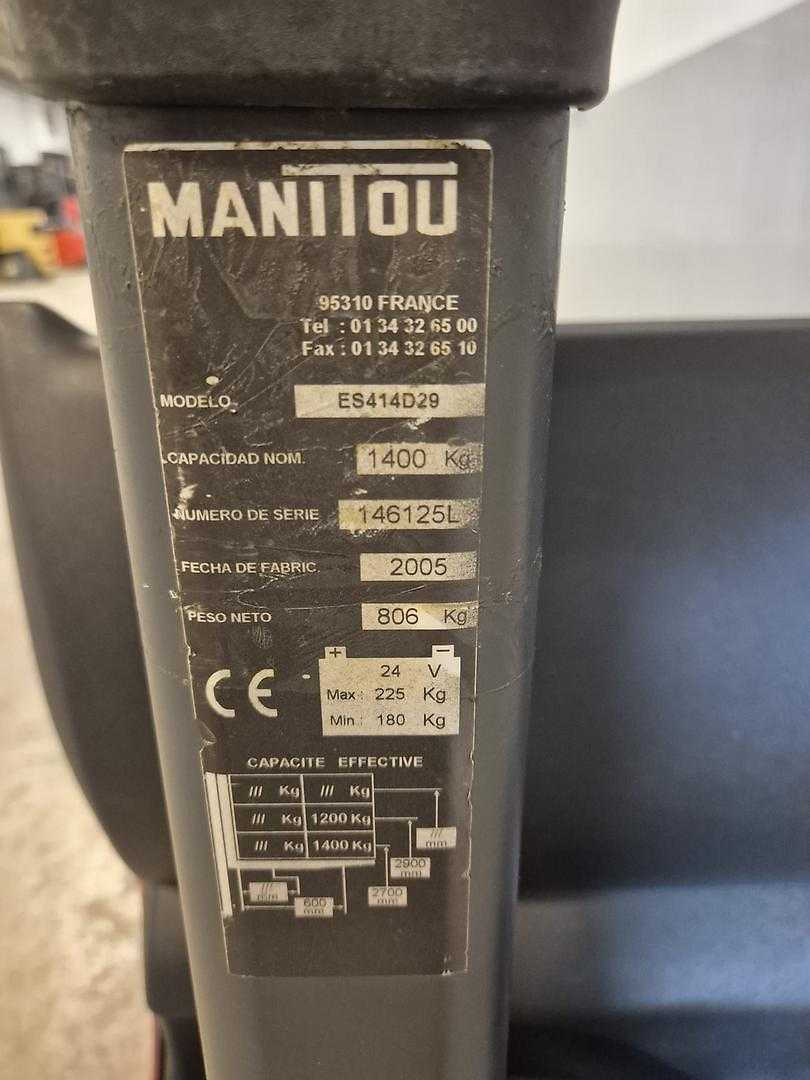 Used Forklift Manitou A14 Aukšto kėlimo krautuvas su grąžulu (Image 9)