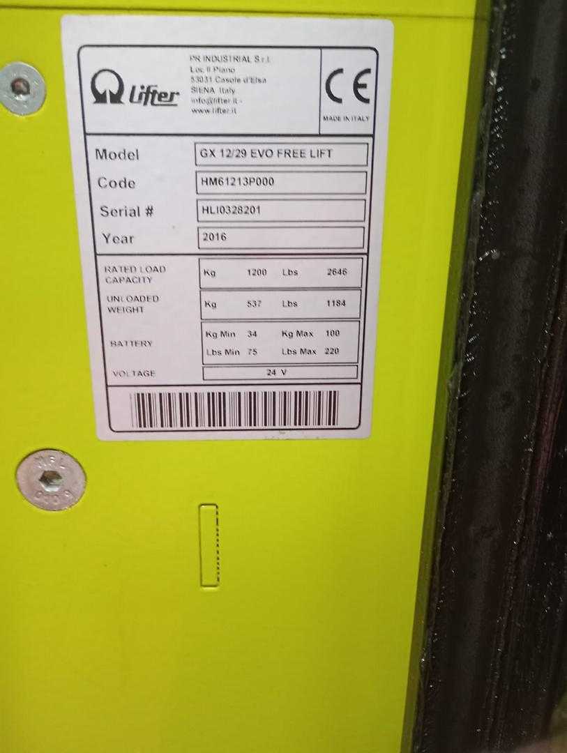 Used Forklift Pramac GX 12/29EVO FREE LIFT Aukšto kėlimo krautuvas su grąžulu (Image 3)