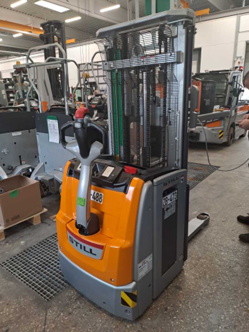 Used Forklift STILL EXV-14 Aukšto kėlimo krautuvas su grąžulu (Image 1) Used Forklift STILL EXV-14 Aukšto kėlimo krautuvas su grąžulu (Image 1)