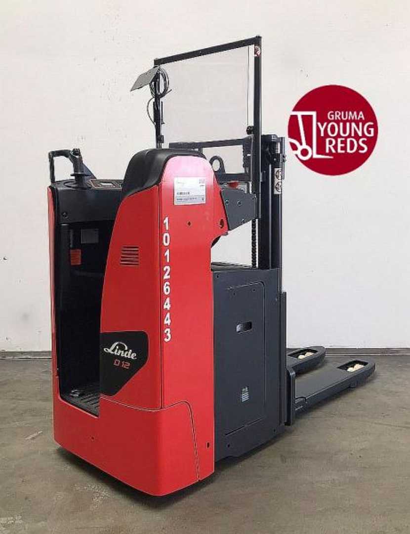 Used Forklift Linde D 12 S 1164-03 Aukšto kėlimo krautuvas su vairuotojo stovu (ar keleivio platforma) (Image 1)