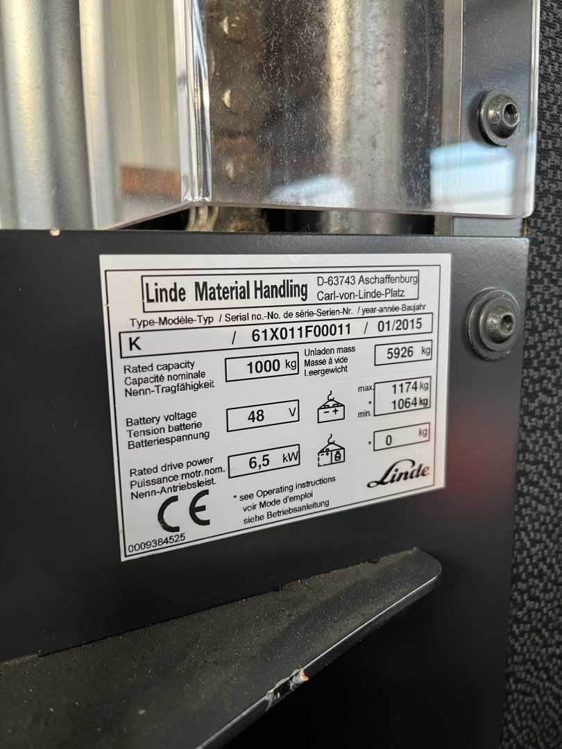 Used Forklift Linde K-Gerät Aukštų lentynų krautuvas (kombinuotas) (Image 6) Used Forklift Linde K-Gerät Aukštų lentynų krautuvas (kombinuotas) (Image 6)