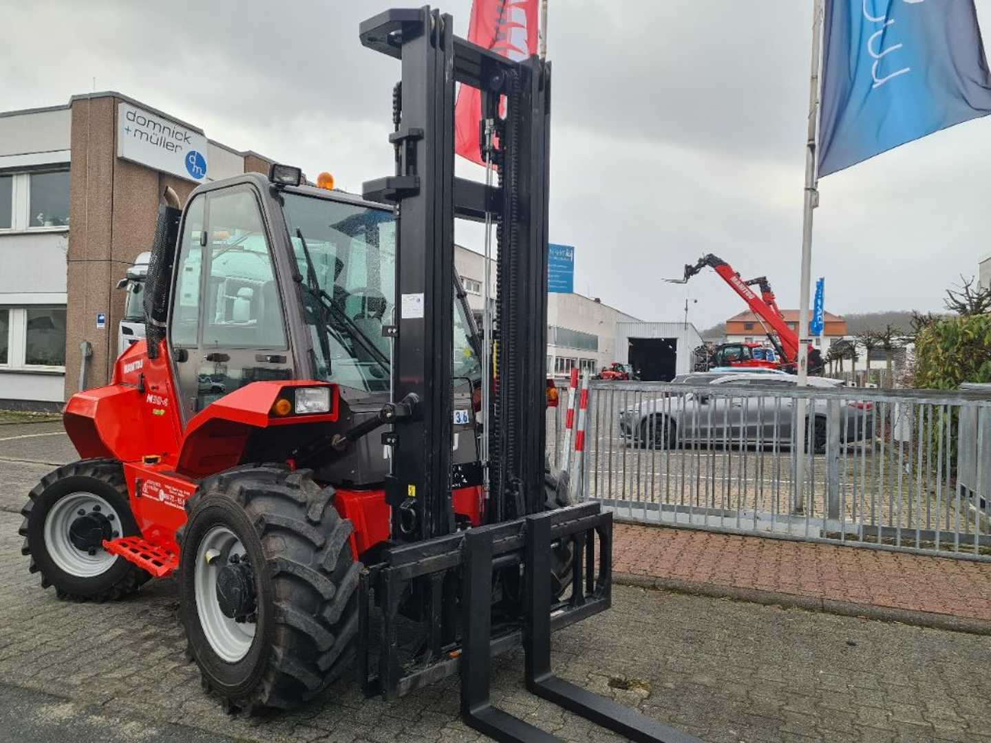 Used Forklift Manitou M 30.4 3F550 S4 Bekelės krautuvas (Image 6)