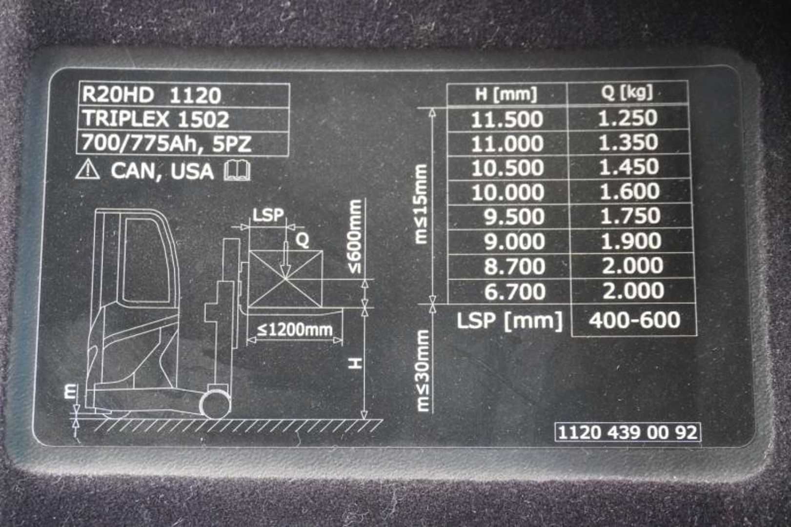 Used Forklift Linde R 20 HD 1120 Krautuvas su stumiamu stiebu (Image 9) Used Forklift Linde R 20 HD 1120 Krautuvas su stumiamu stiebu (Image 9)