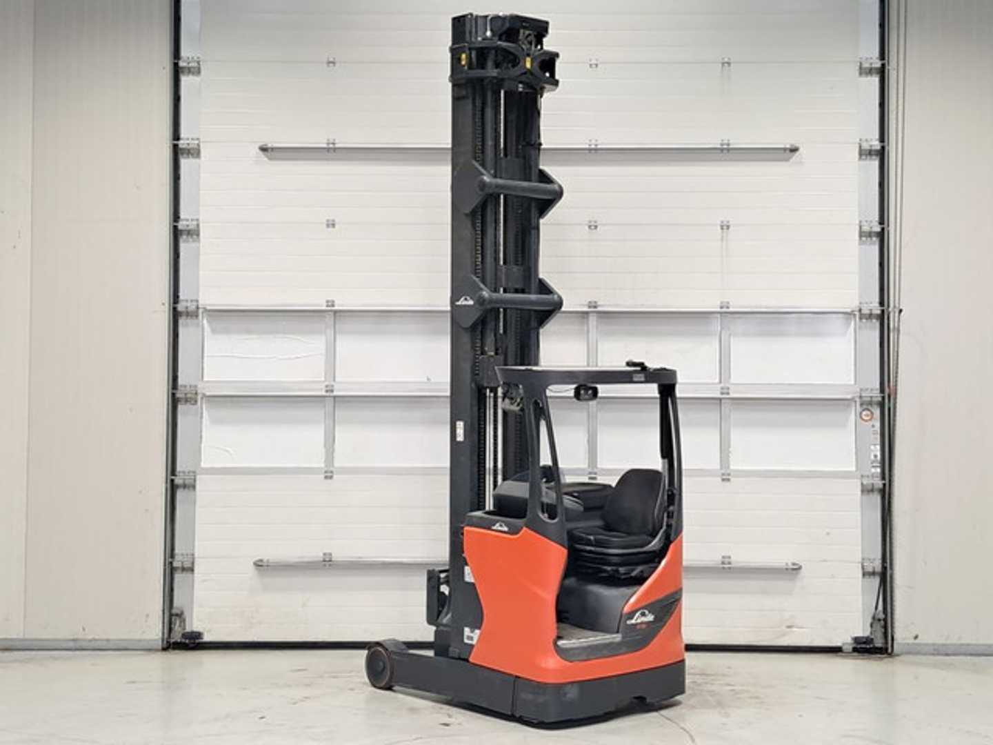 Used Forklift Linde R16HD-01 Krautuvas su stumiamu stiebu (Image 3)