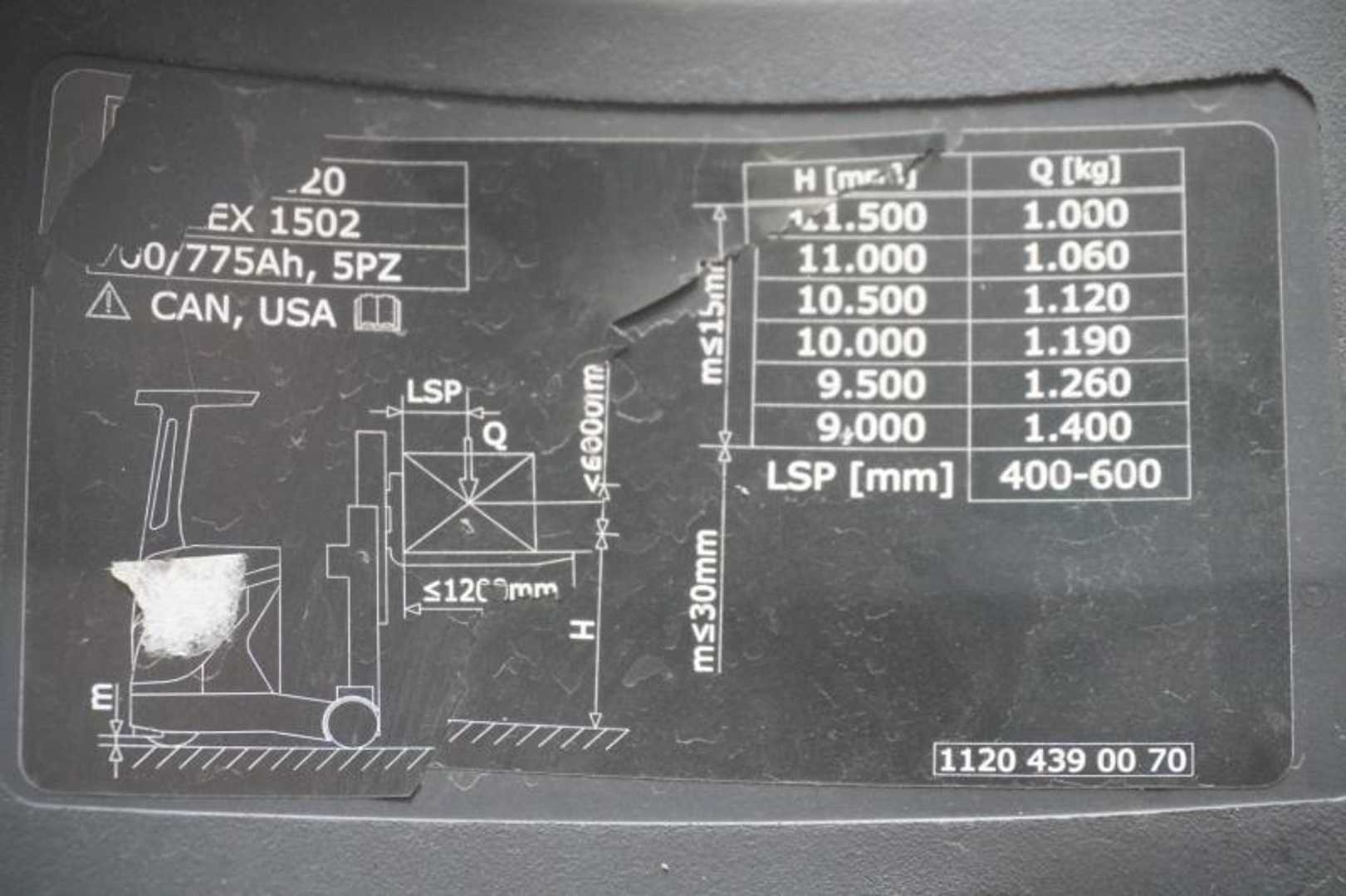 Used Forklift Linde R 14 HD 1120 Krautuvas su stumiamu stiebu (Image 8)
