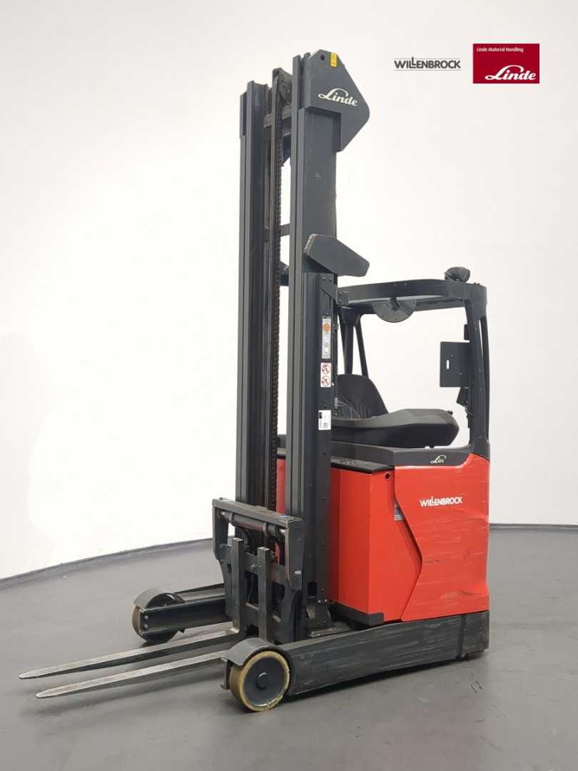 Used Forklift Linde R14-1120-01 Krautuvas su stumiamu stiebu (Image 1)