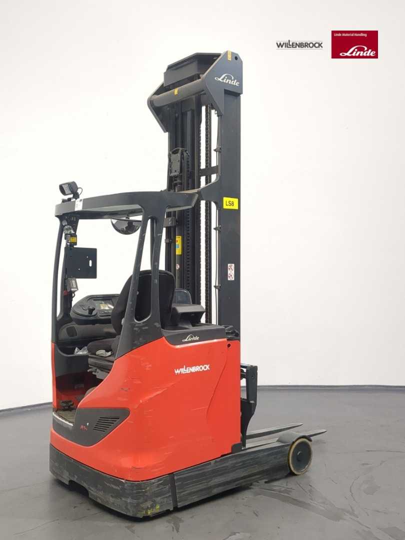Used Forklift Linde R14-1120-01 Krautuvas su stumiamu stiebu (Image 2)