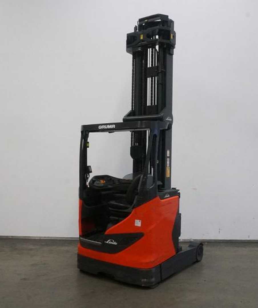 Used Forklift Linde R 14 HD 1120 Krautuvas su stumiamu stiebu (Image 1)