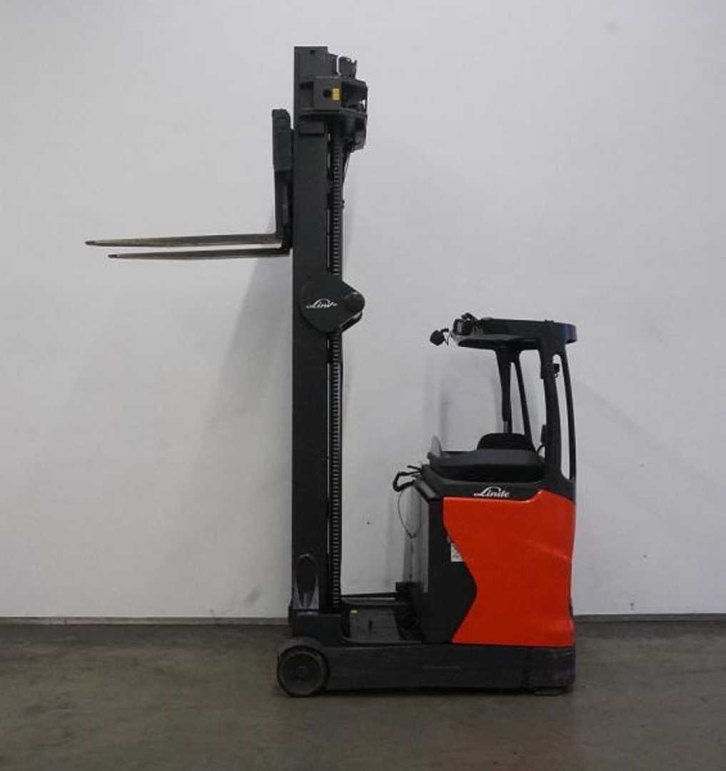 Used Forklift Linde R 14 HD 1120 Krautuvas su stumiamu stiebu (Image 4)