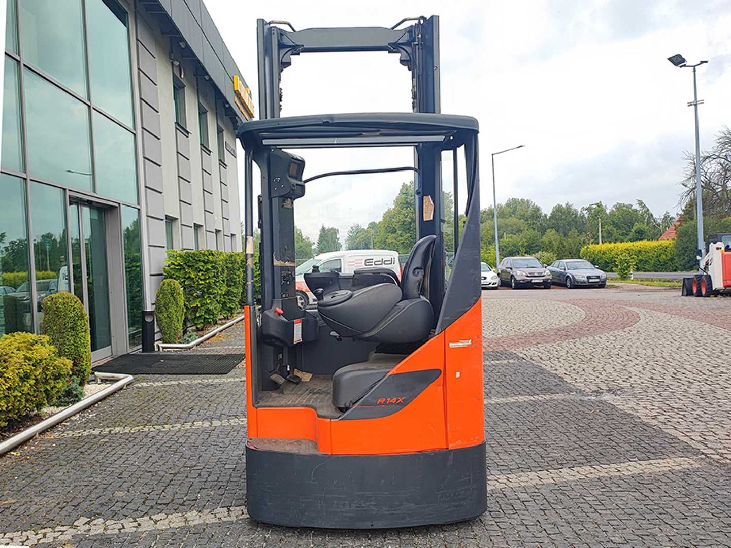 Used Forklift Linde R14X-03 Krautuvas su stumiamu stiebu (Image 19)