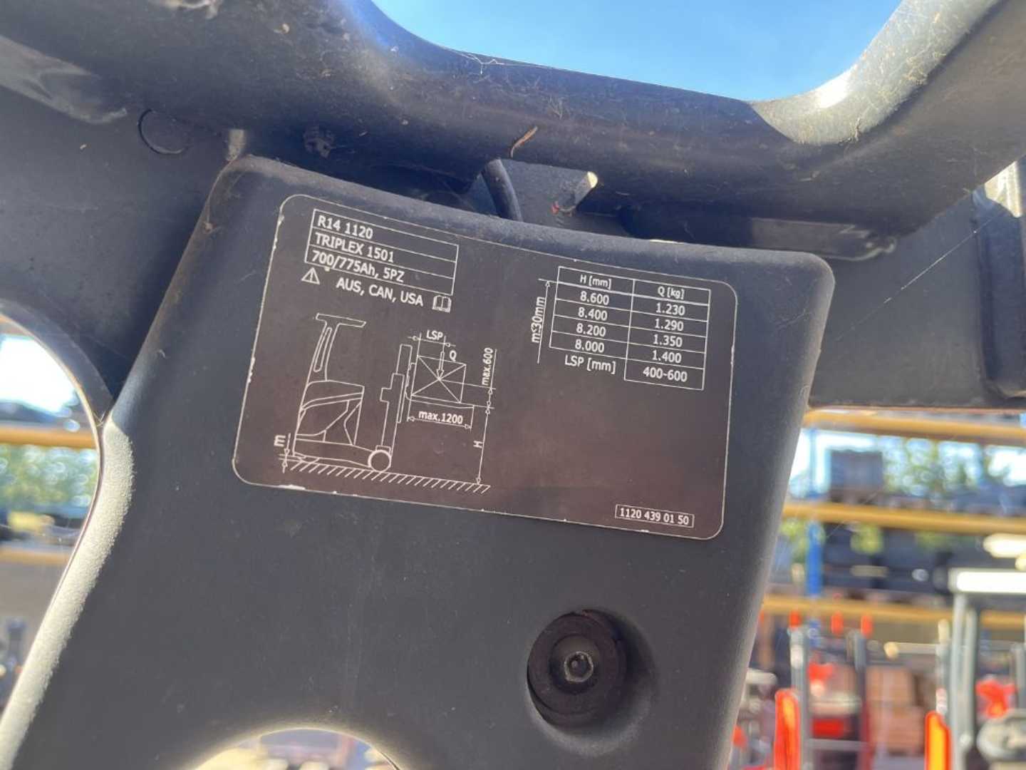 Used Forklift Linde R14-01 Krautuvas su stumiamu stiebu (Image 7)
