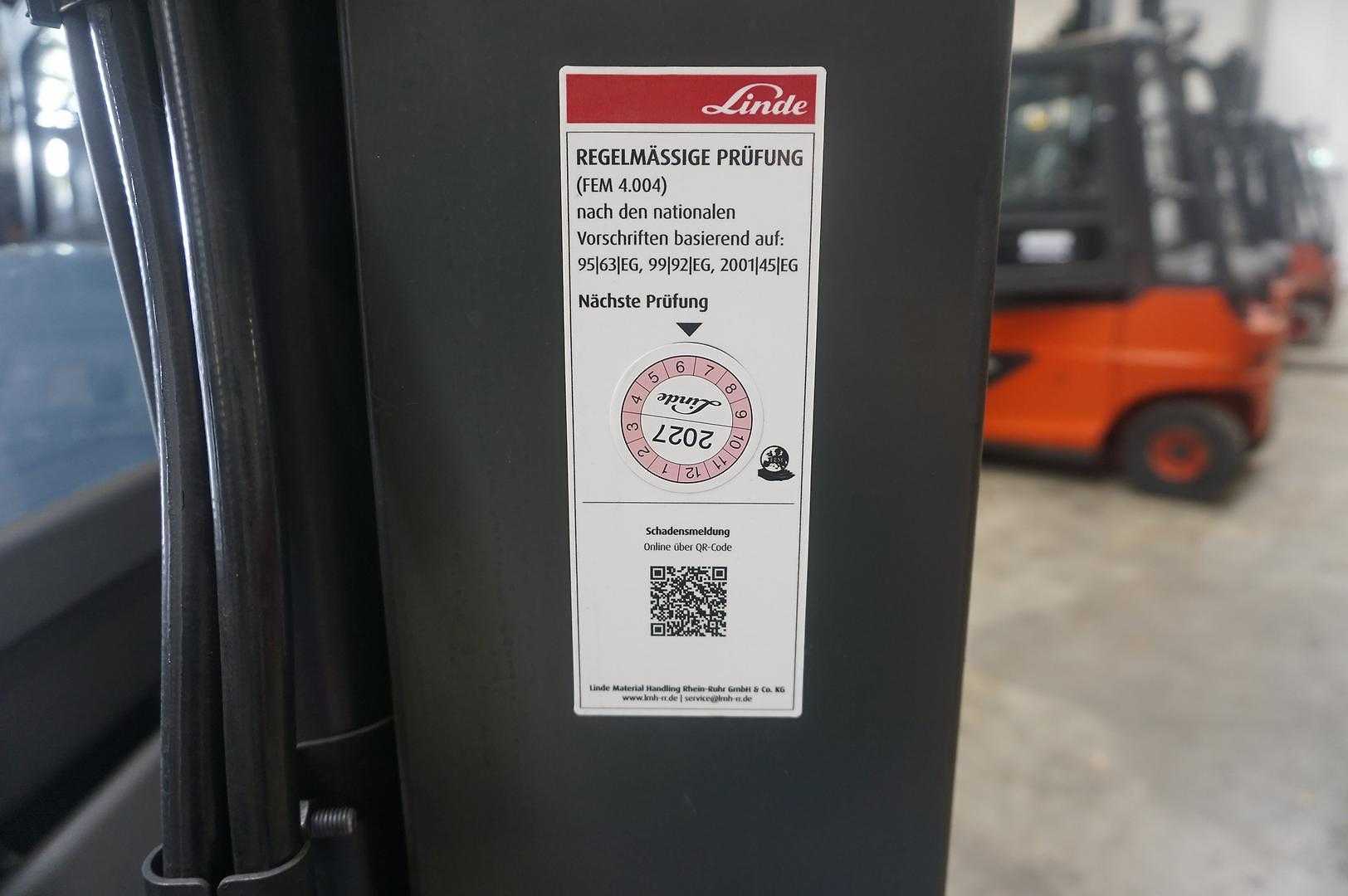 Used Forklift Linde R 16B-01 - Nur 1.853 Stunden Krautuvas su stumiamu stiebu (Image 2)
