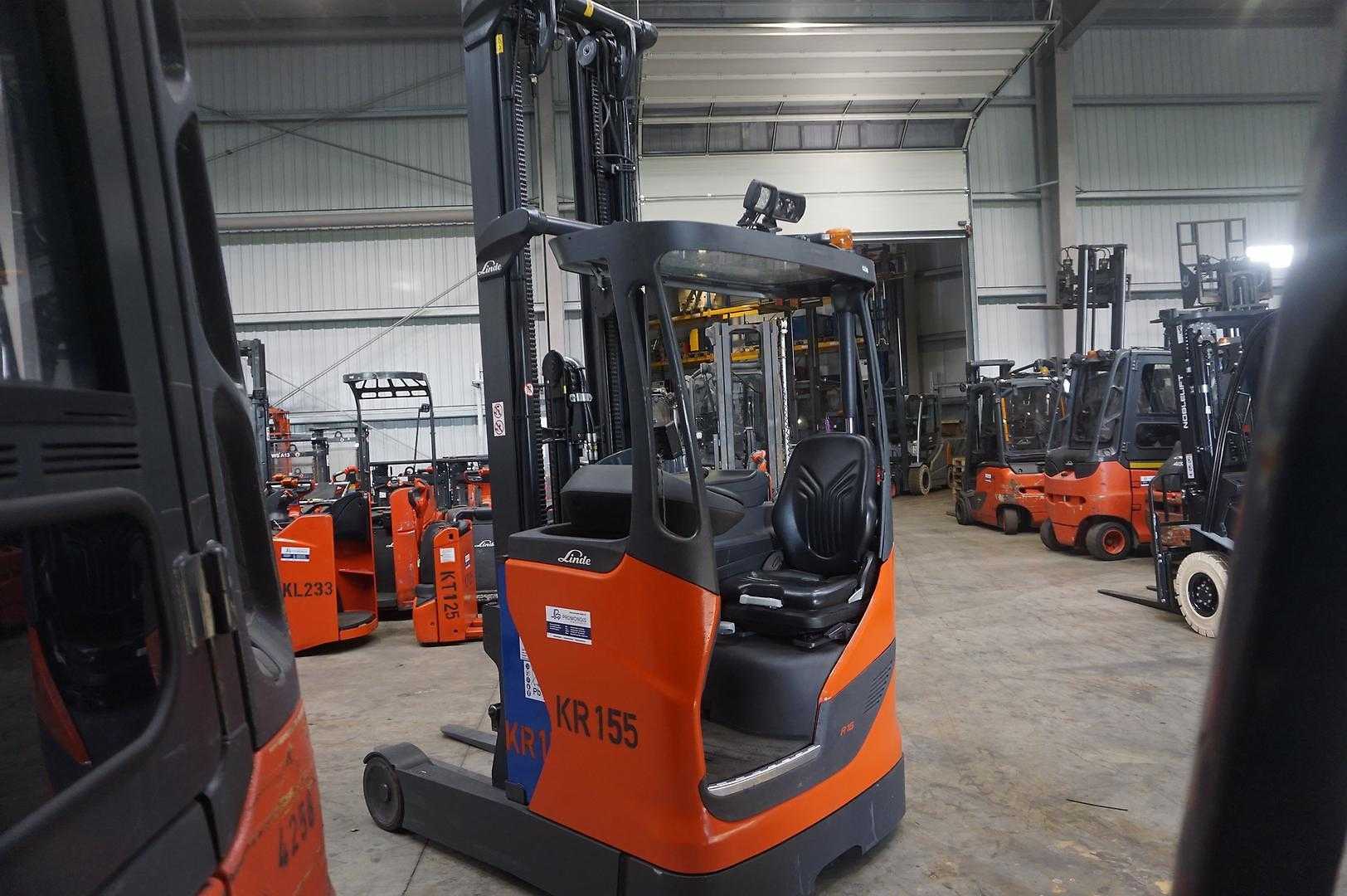 Used Forklift Linde R 16B-01 - Nur 1.853 Stunden Krautuvas su stumiamu stiebu (Image 4)