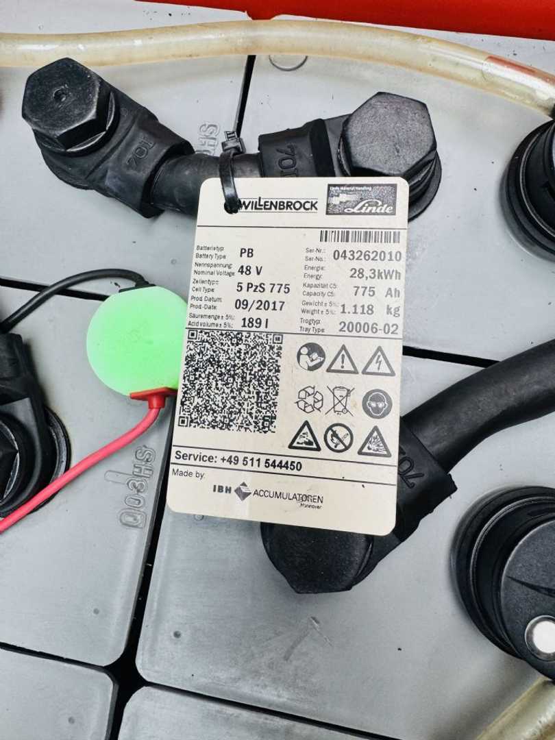 Used Forklift Linde R 20 -01Triplex Krautuvas su stumiamu stiebu (Image 7)