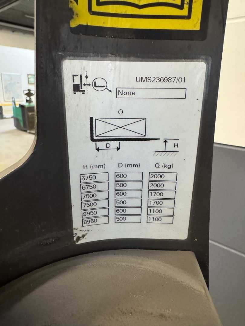Used Forklift Mitsubishi RB20N3 - 4.719 Std. - HH 8.950 mm Krautuvas su stumiamu stiebu (Image 10) Used Forklift Mitsubishi RB20N3 - 4.719 Std. - HH 8.950 mm Krautuvas su stumiamu stiebu (Image 10)