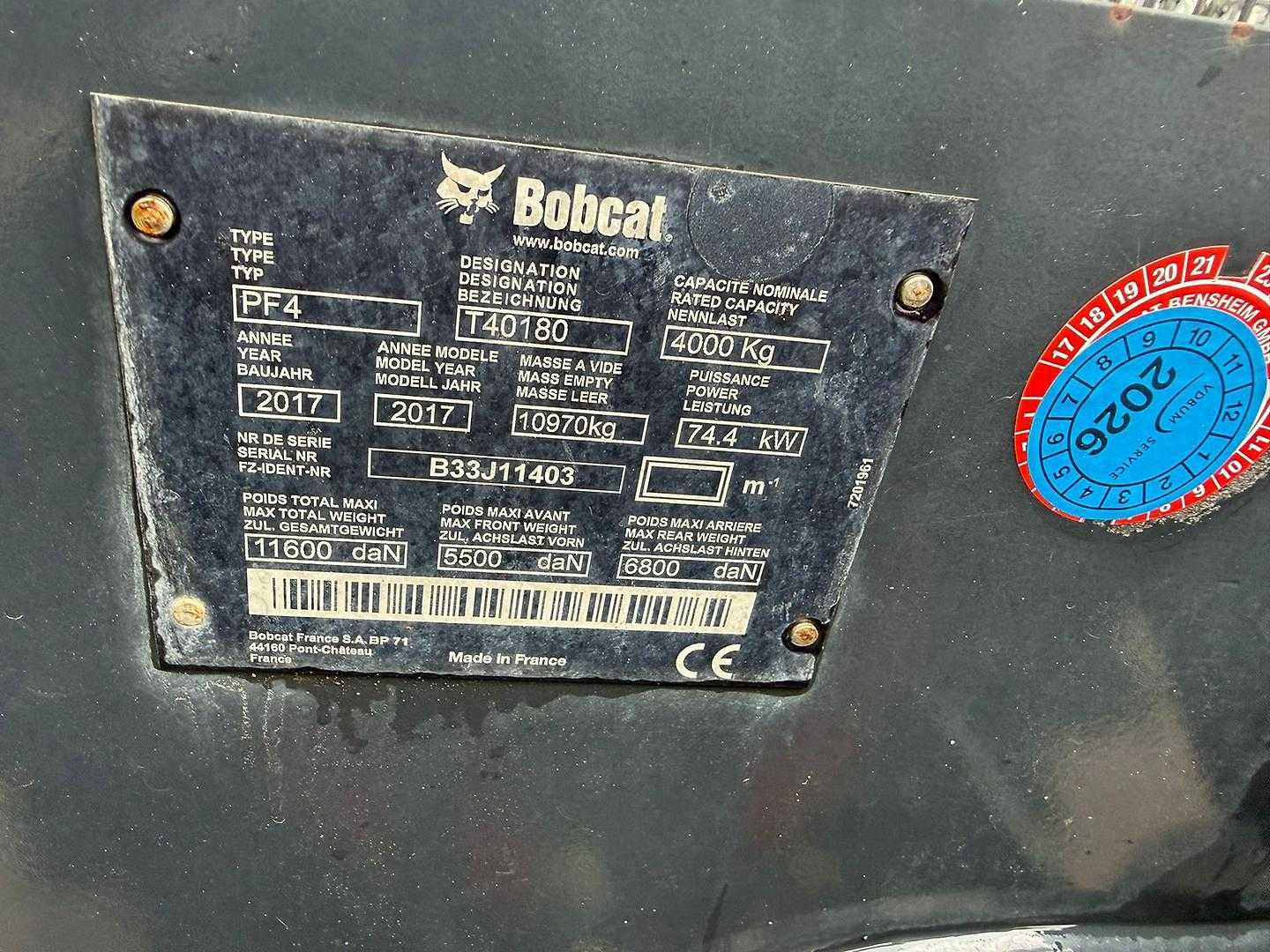 Used Forklift Bobcat T 40.180 Krautuvas su teleskopine svirtimi (Image 5)