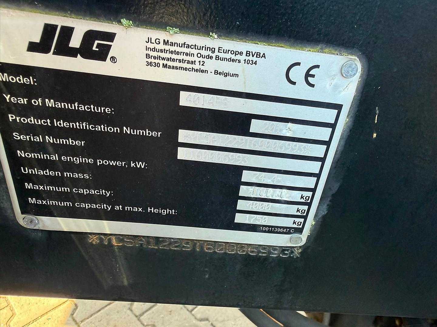 Used Forklift JLG 4014 PS Krautuvas su teleskopine svirtimi (Image 7) Used Forklift JLG 4014 PS Krautuvas su teleskopine svirtimi (Image 7)