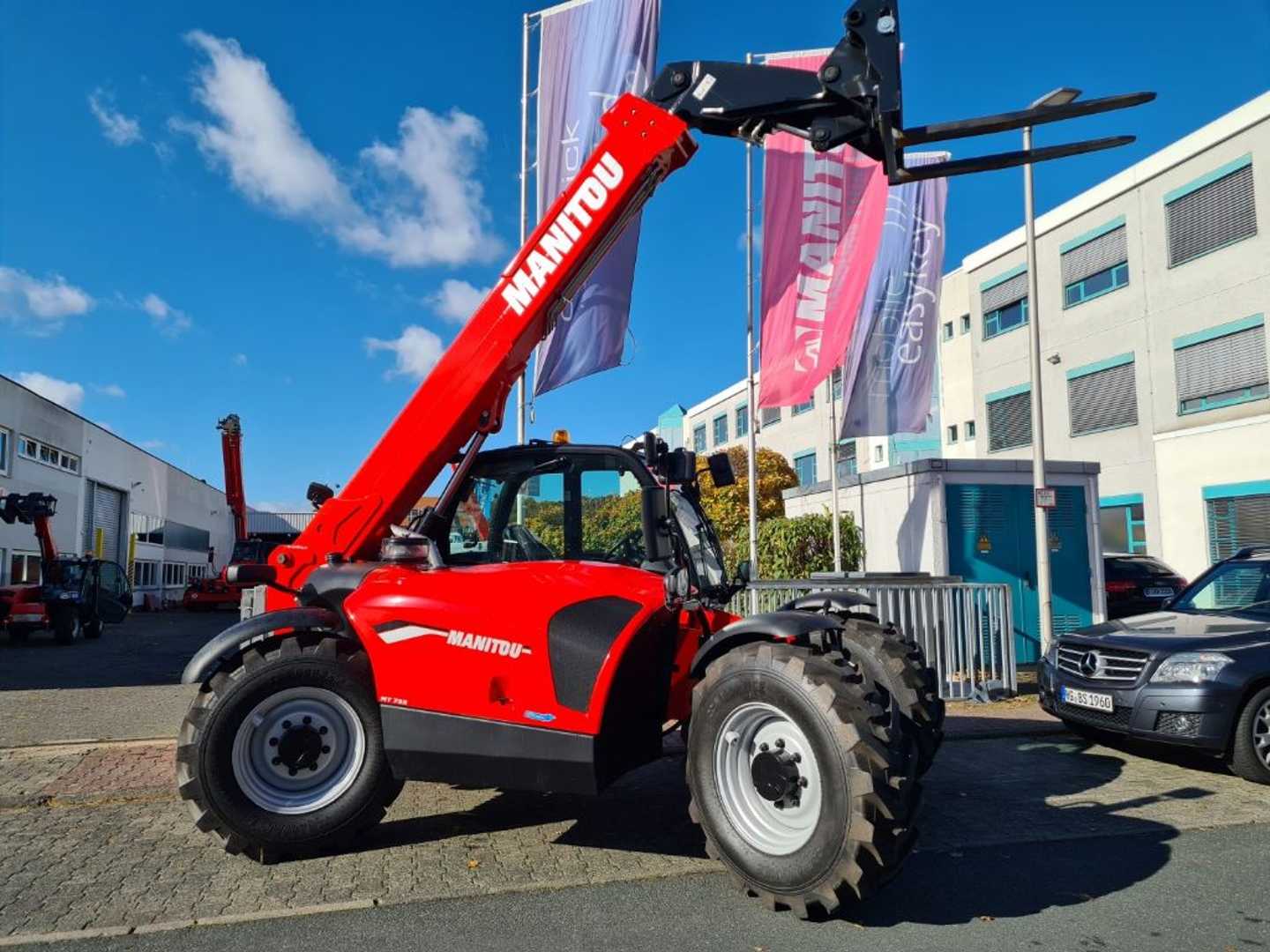 Used Forklift Manitou MT 733 easy Krautuvas su teleskopine svirtimi (Image 3)