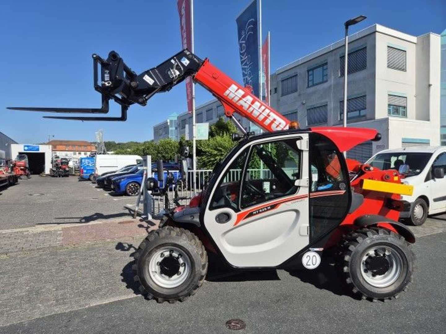 Used Forklift Manitou MT625 AirCon Krautuvas su teleskopine svirtimi (Image 3)