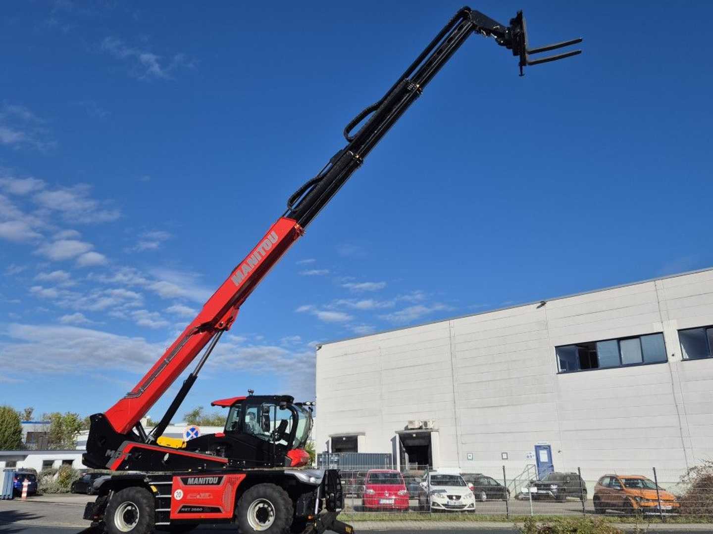 Used Forklift Manitou MRT 2660 Vision + AC Krautuvas su teleskopine svirtimi (Image 4)