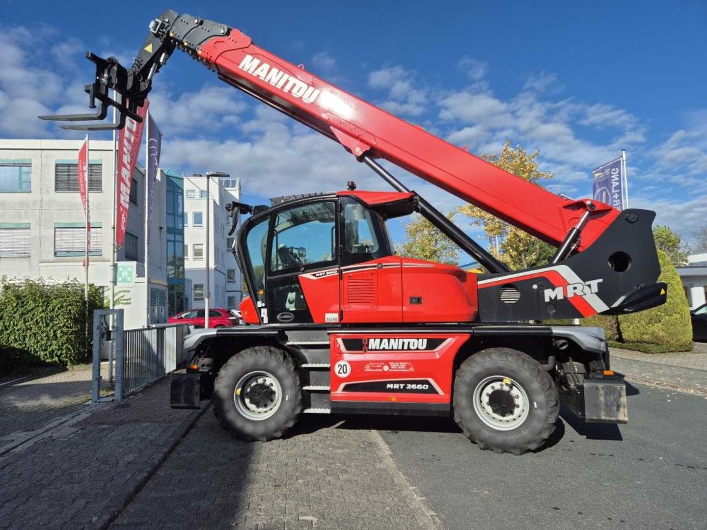 Used Forklift Manitou MRT 2660 Vision + AC Krautuvas su teleskopine svirtimi (Image 6)