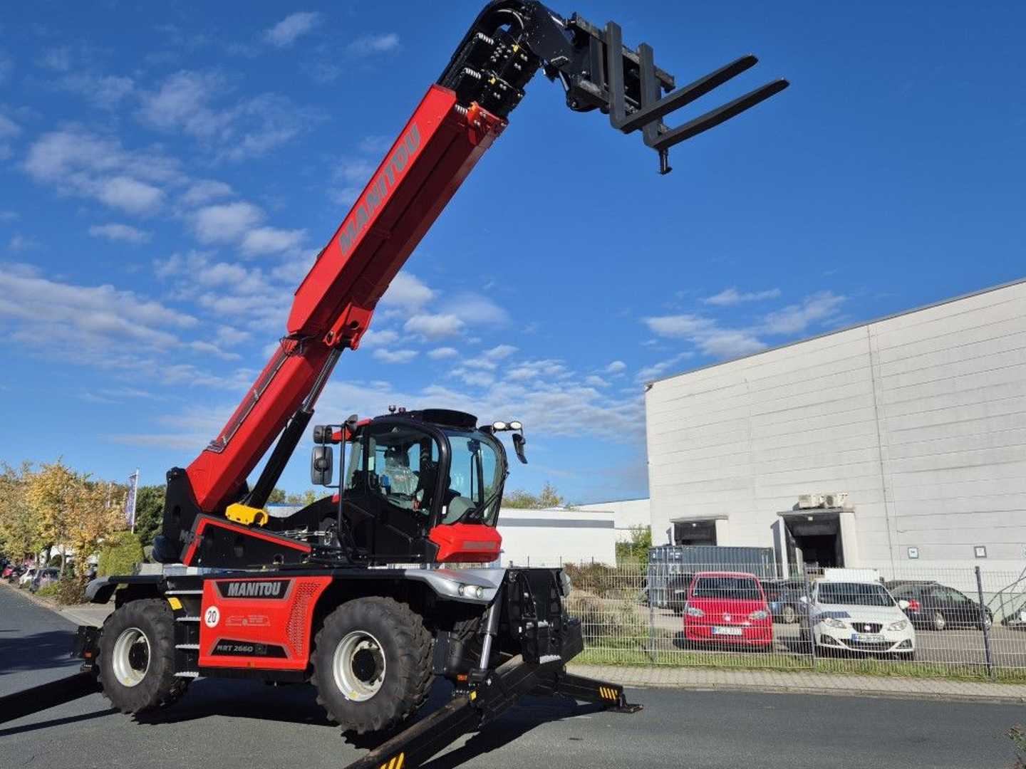 Used Forklift Manitou MRT 2660 Vision + AC Krautuvas su teleskopine svirtimi (Image 10)