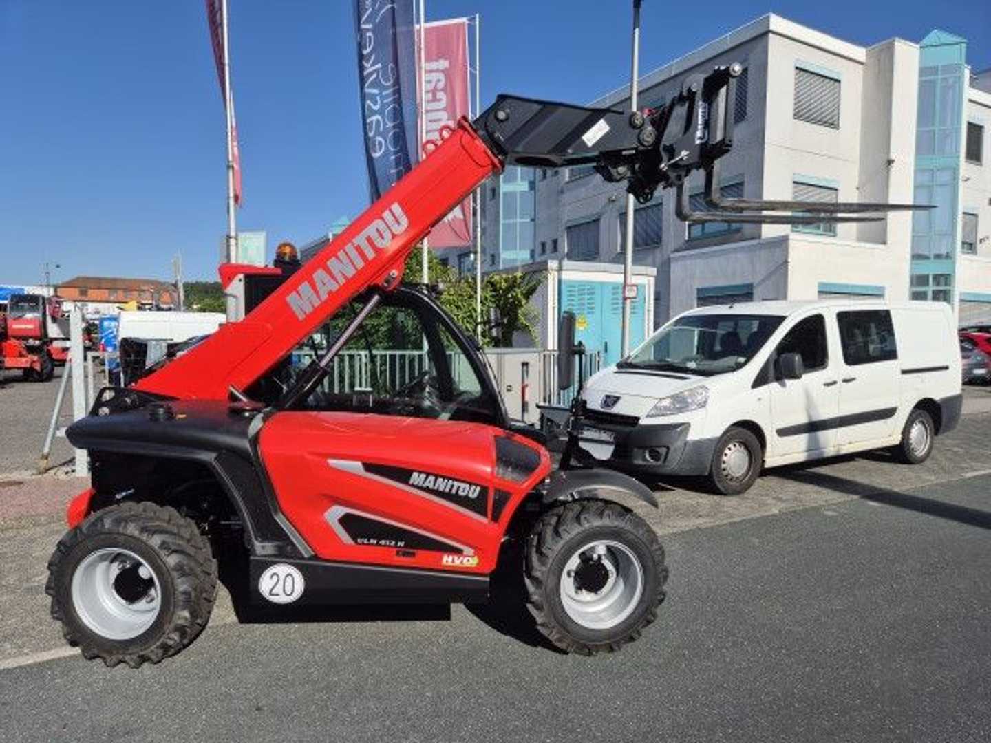 Used Forklift Manitou ULM 412 H Comfort Krautuvas su teleskopine svirtimi (Image 2) Used Forklift Manitou ULM 412 H Comfort Krautuvas su teleskopine svirtimi (Image 2)