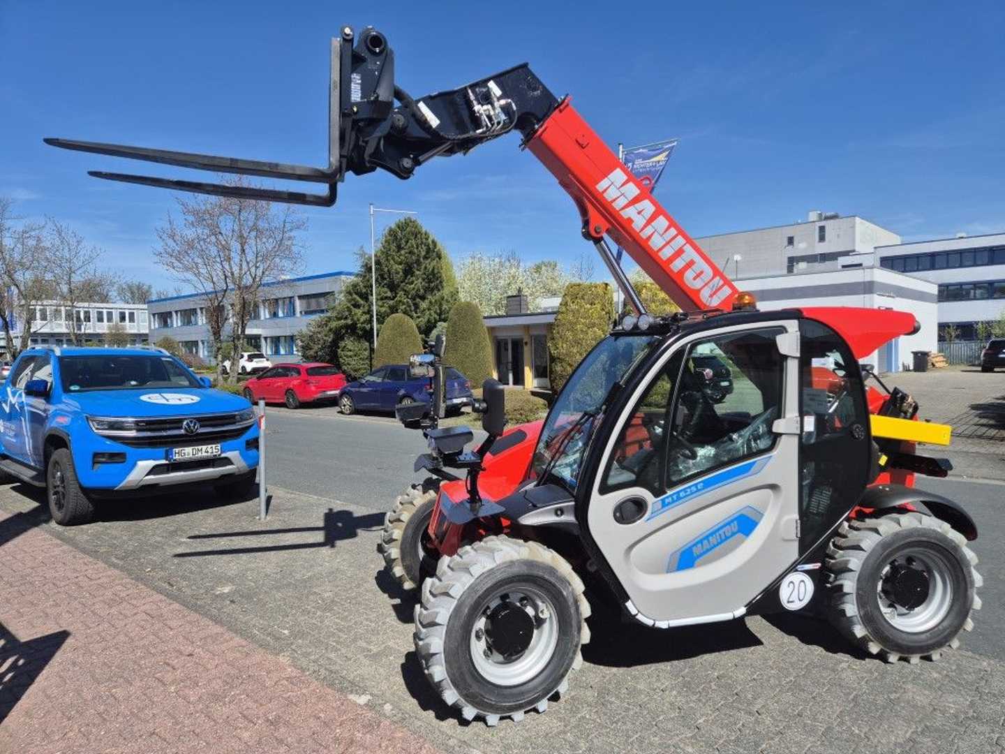 Used Forklift Manitou MT625 E 100Volt Krautuvas su teleskopine svirtimi (Image 1) Used Forklift Manitou MT625 E 100Volt Krautuvas su teleskopine svirtimi (Image 1)