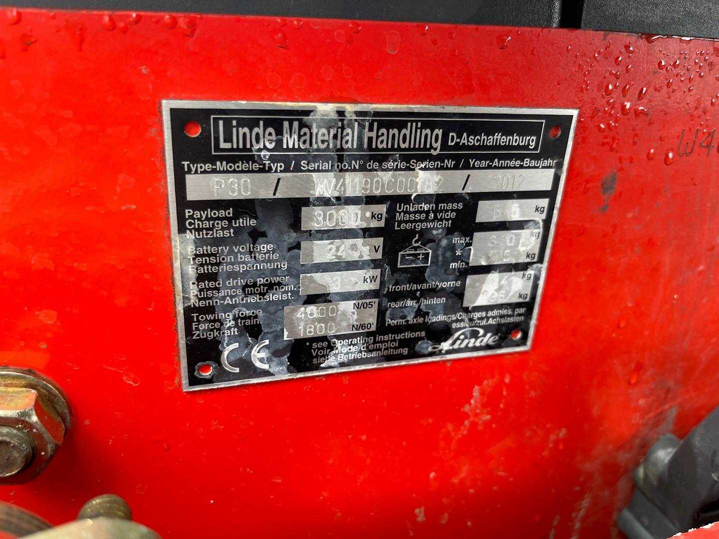 Used Forklift Linde P 30 C Vilkikas (Image 11) Used Forklift Linde P 30 C Vilkikas (Image 11)