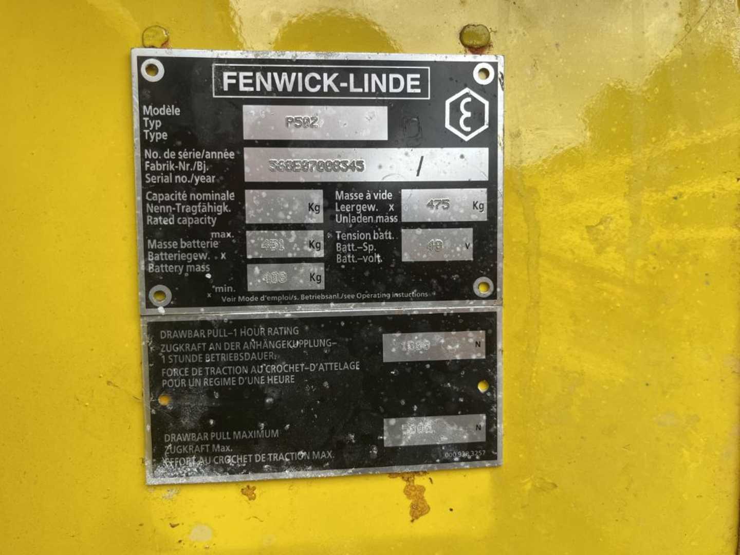 Used Forklift Linde P50Z Vilkikas (Image 4)