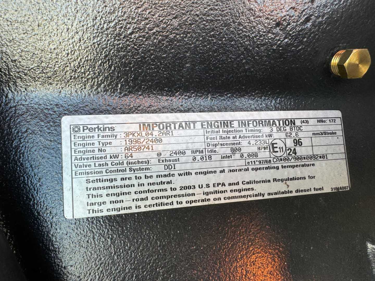 Used Forklift Linde S50 // Diesel //Only 2346 mth Šoninis krautuvas (Image 12)