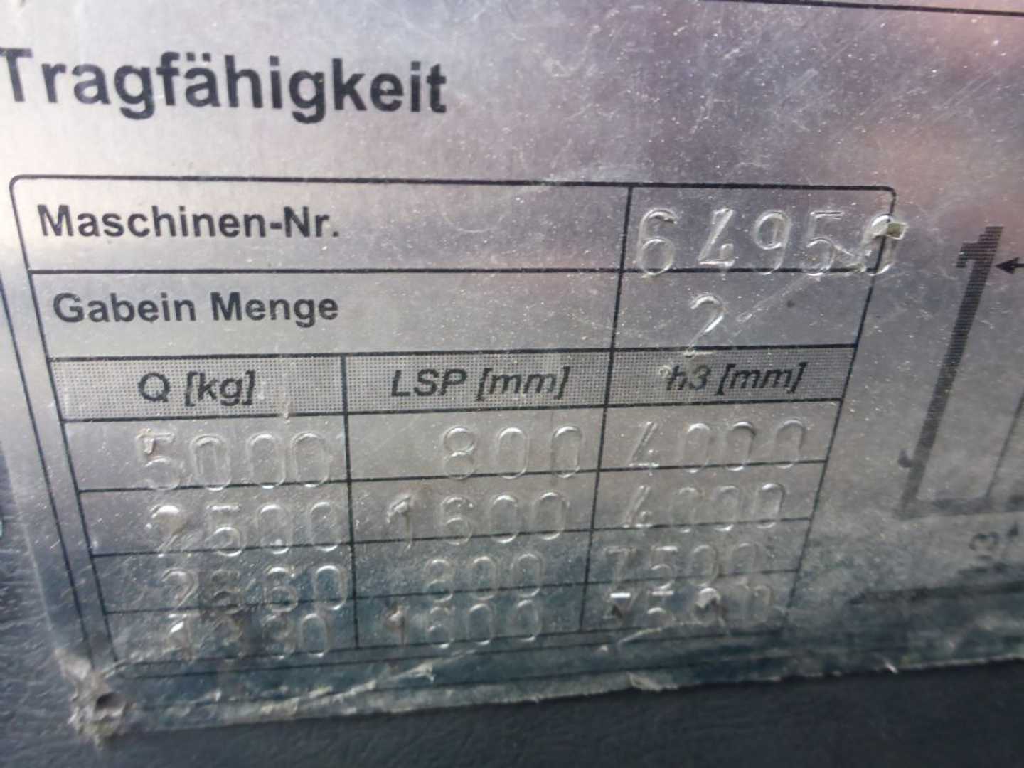 Used Forklift Hubtex S50E Šoninis krautuvas (Image 6) Used Forklift Hubtex S50E Šoninis krautuvas (Image 6)