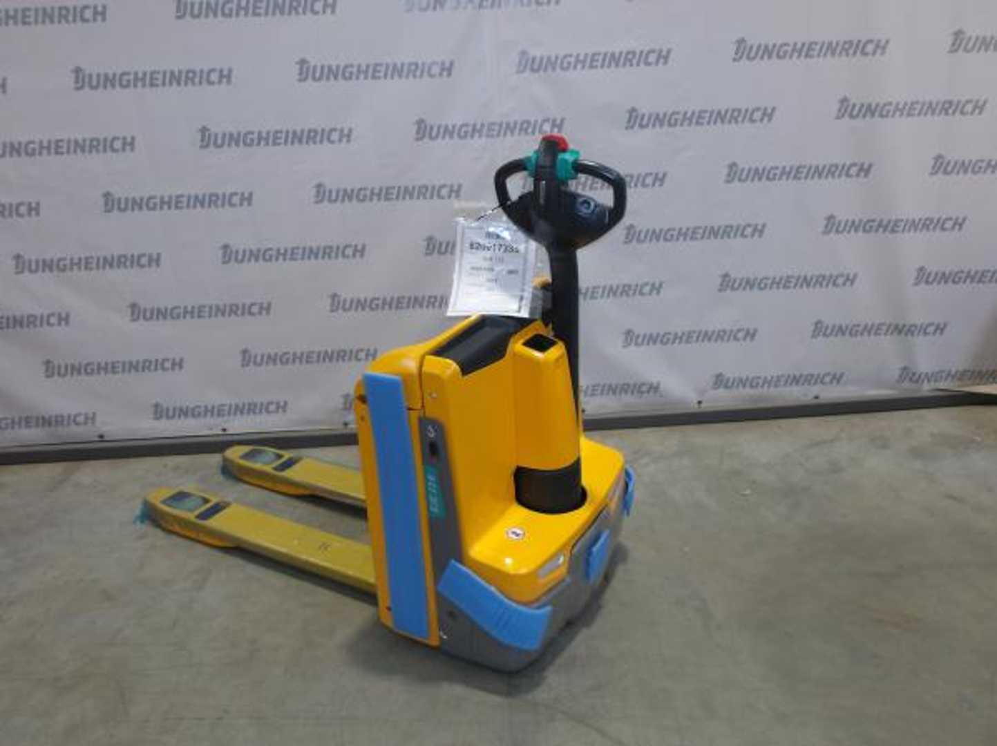 Used Forklift Jungheinrich EJE 114 115-54 Žemas vežimėlis (pusiau elektrinis) (Image 1) Used Forklift Jungheinrich EJE 114 115-54 Žemas vežimėlis (pusiau elektrinis) (Image 1)