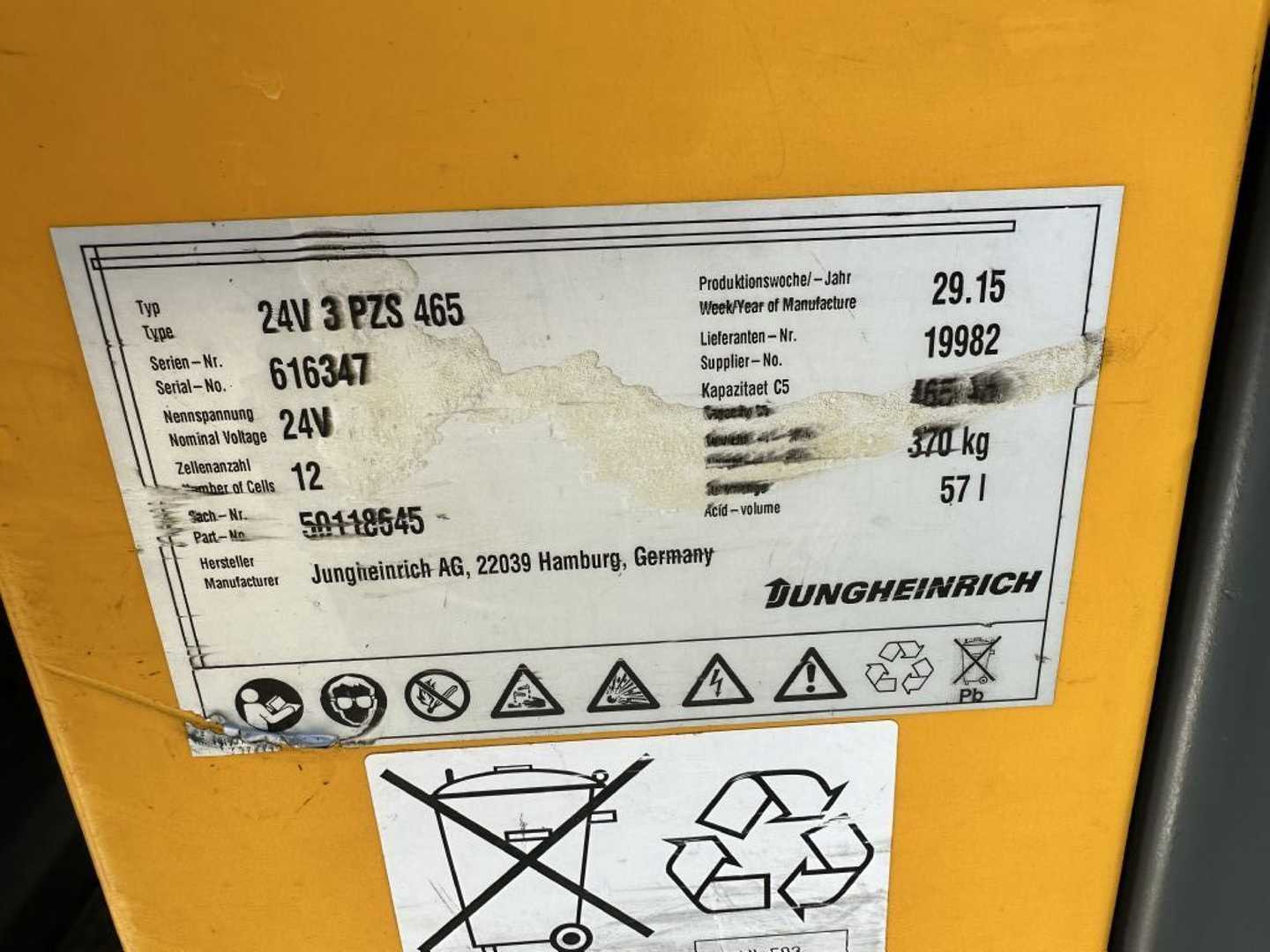 Used Forklift Jungheinrich ECE 310 Baujahr 2015/ HH 0,7M Stunden 4005 Žemo kėlimo krautuvas (< 2,5 m) (Image 5) Used Forklift Jungheinrich ECE 310 Baujahr 2015/ HH 0,7M Stunden 4005 Žemo kėlimo krautuvas (< 2,5 m) (Image 5)