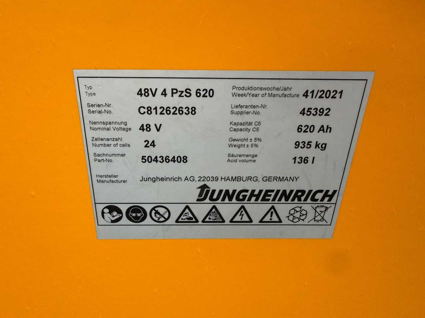 Used Forklift Jungheinrich ESE 430 Baujahr 2021Nur 3 stunden Neuwertig Žemo kėlimo krautuvas (< 2,5 m) (Image 7) Used Forklift Jungheinrich ESE 430 Baujahr 2021Nur 3 stunden Neuwertig Žemo kėlimo krautuvas (< 2,5 m) (Image 7)