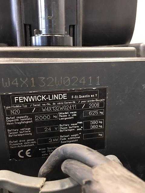 Used Forklift Linde N20/132 Žemo kėlimo krautuvas (< 2,5 m) (Image 6)