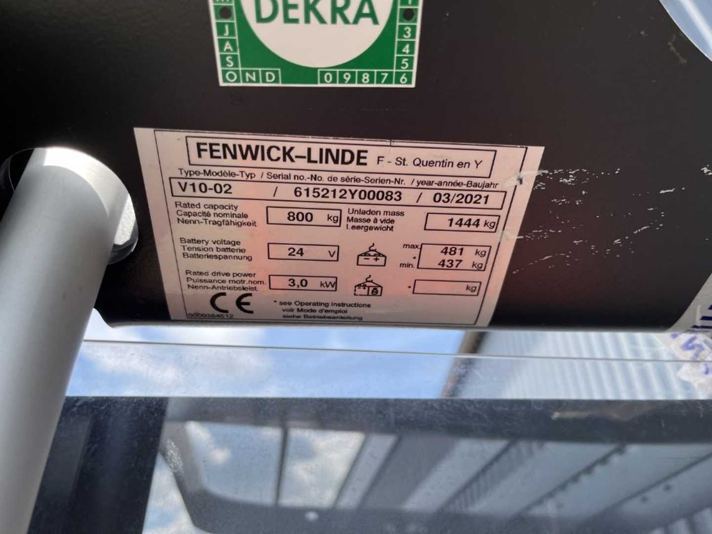 Used Forklift Linde V10 Žemo kėlimo krautuvas (< 2,5 m) (Image 4)