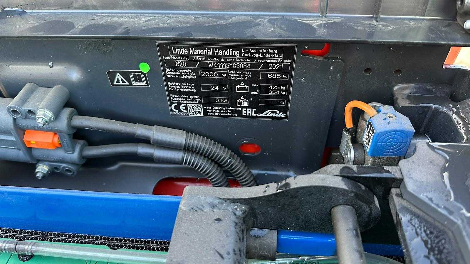 Used Forklift Linde N 20 - Nur 54 Stunden Žemo kėlimo krautuvas (< 2,5 m) (Image 4)