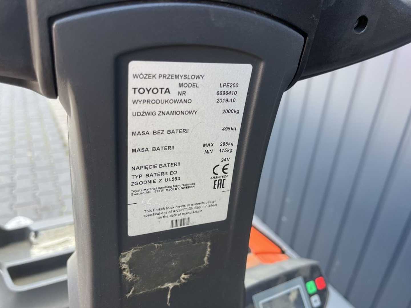 Used Forklift BT LPE200 Žemo kėlimo krautuvas su grąžulu (Image 4) Used Forklift BT LPE200 Žemo kėlimo krautuvas su grąžulu (Image 4)
