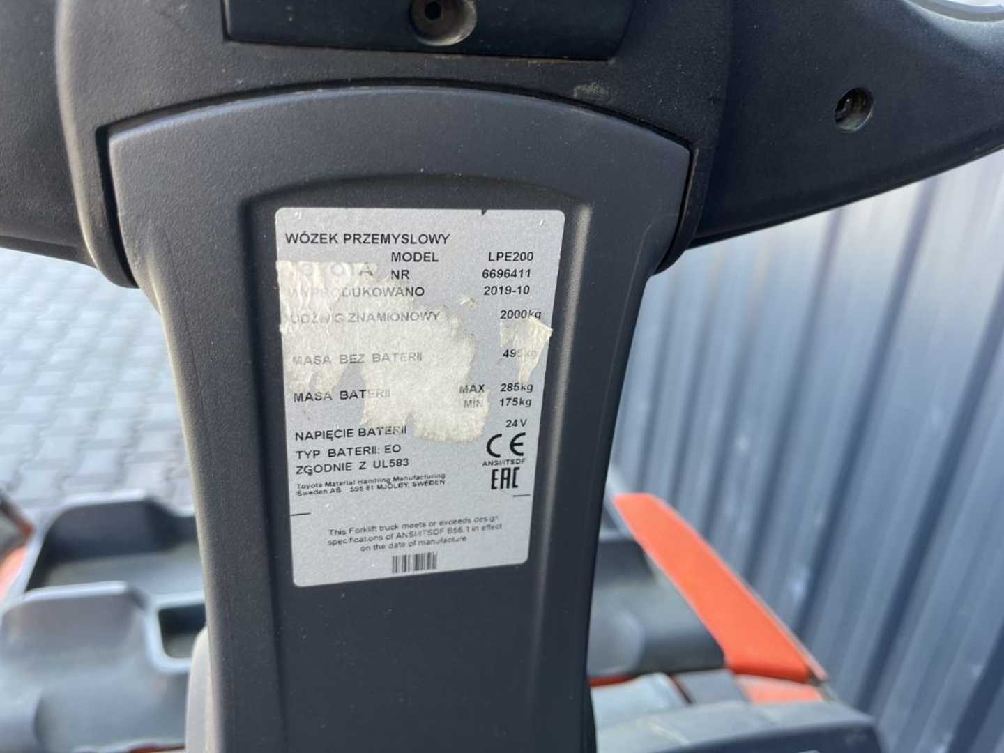 Used Forklift BT LPE200 Žemo kėlimo krautuvas su grąžulu (Image 4) Used Forklift BT LPE200 Žemo kėlimo krautuvas su grąžulu (Image 4)