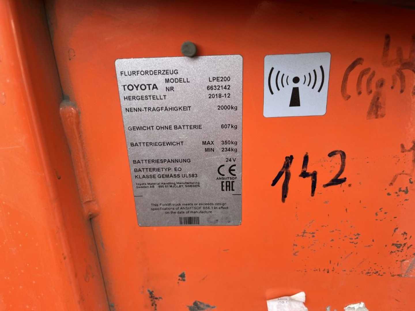 Used Forklift BT LPE200 Žemo kėlimo krautuvas su grąžulu (Image 4) Used Forklift BT LPE200 Žemo kėlimo krautuvas su grąžulu (Image 4)