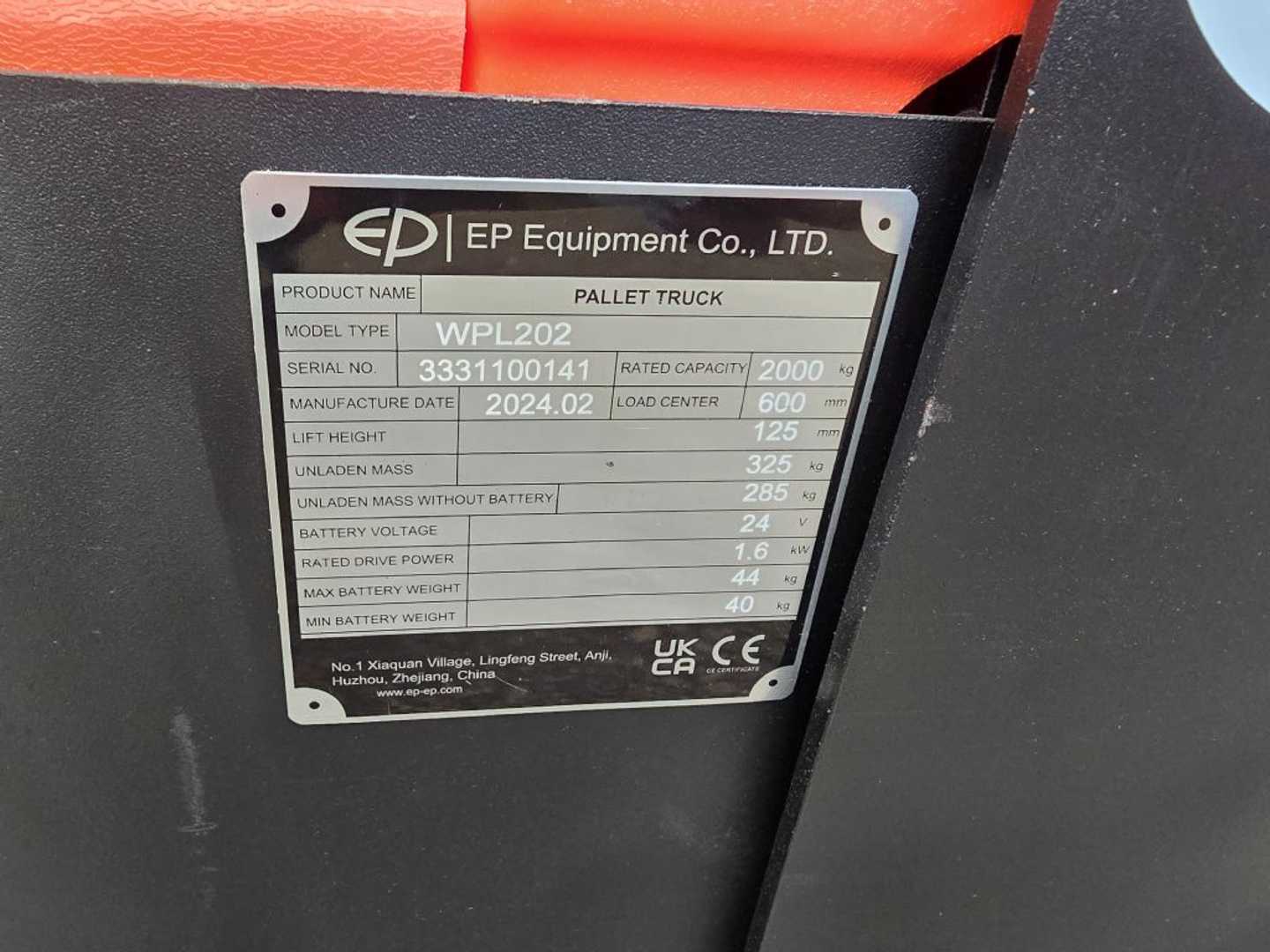 Used Forklift EP WPL 202 Žemo kėlimo krautuvas su grąžulu (Image 6) Used Forklift EP WPL 202 Žemo kėlimo krautuvas su grąžulu (Image 6)