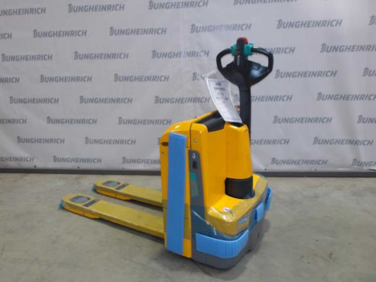 Used Forklift Jungheinrich EJE 116 Li 115-54 Žemo kėlimo krautuvas su grąžulu (Image 1)