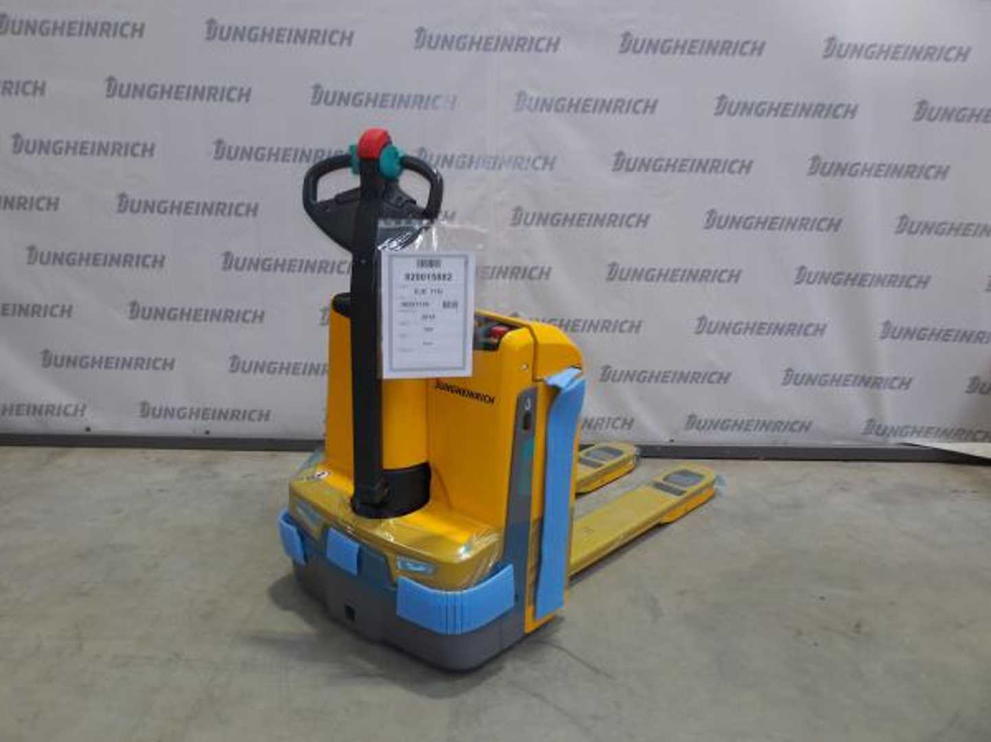 Used Forklift Jungheinrich EJE 116 Li 115-54 Žemo kėlimo krautuvas su grąžulu (Image 2)
