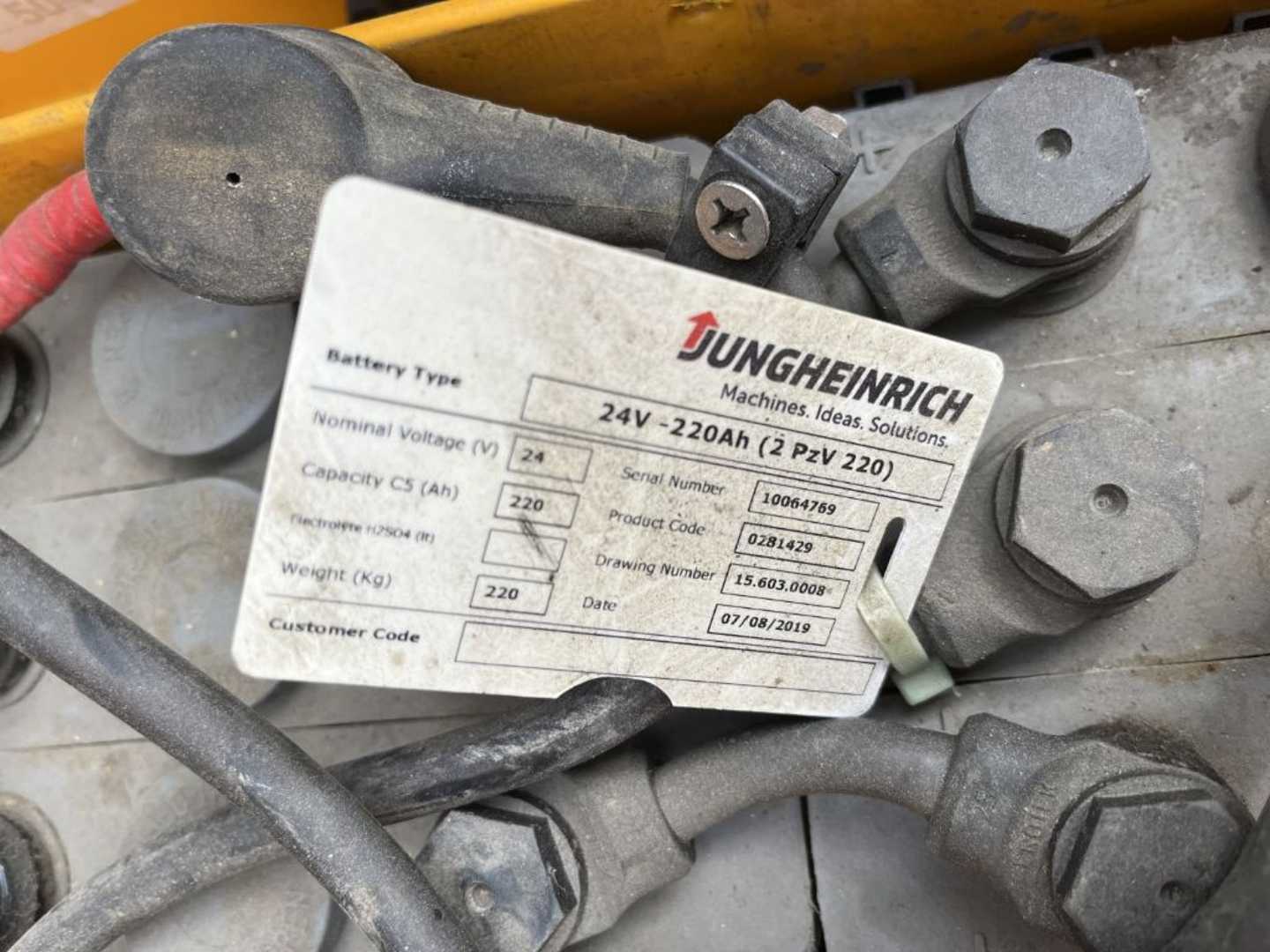 Used Forklift Jungheinrich ERE120 Žemo kėlimo krautuvas su grąžulu (Image 6)