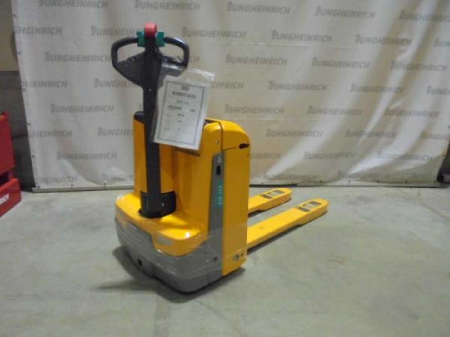 Used Forklift Jungheinrich EJE 114 115-51 Žemo kėlimo krautuvas su grąžulu (Image 1)
