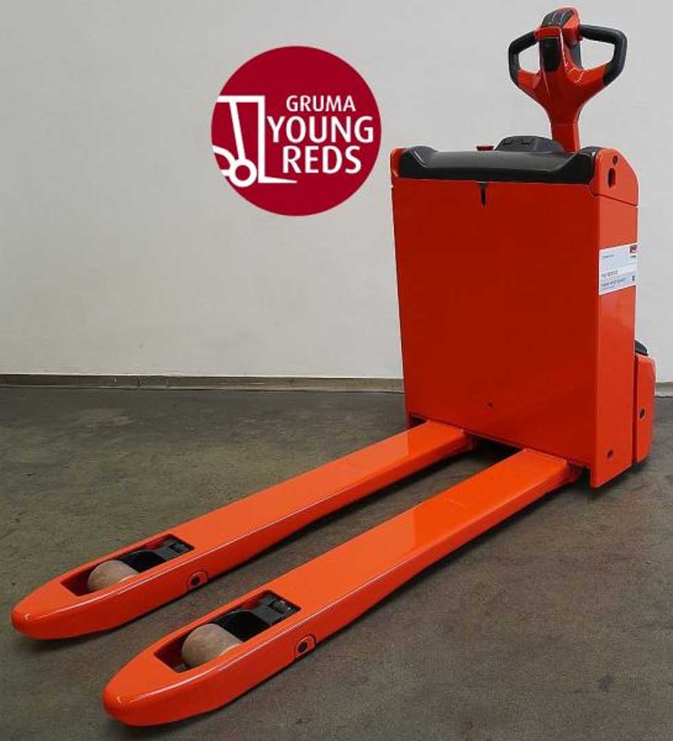 Used Forklift Linde T 16 ION 1155-00 Žemo kėlimo krautuvas su grąžulu (Image 1)
