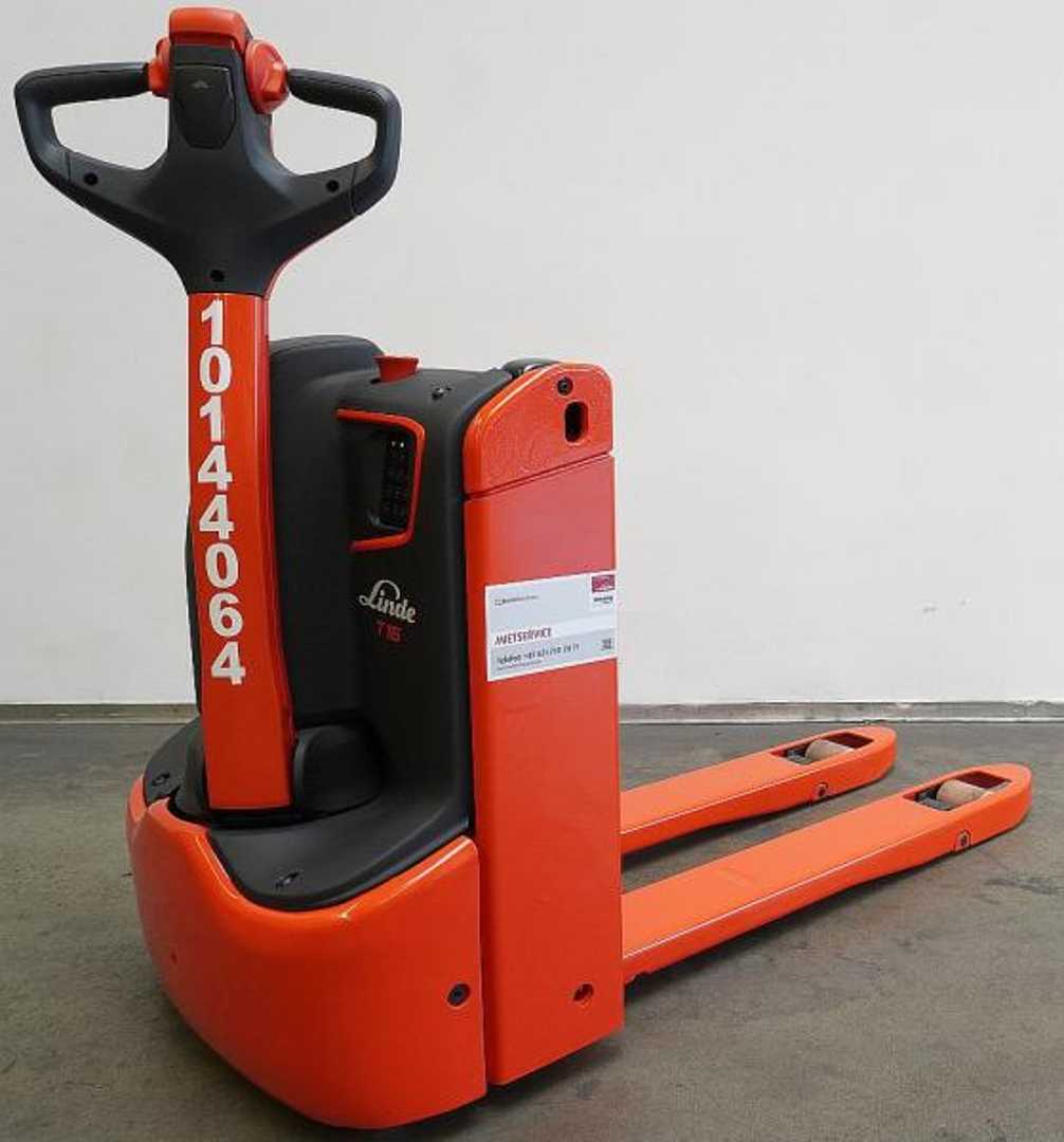 Used Forklift Linde T 16 ION 1155-00 Žemo kėlimo krautuvas su grąžulu (Image 3)