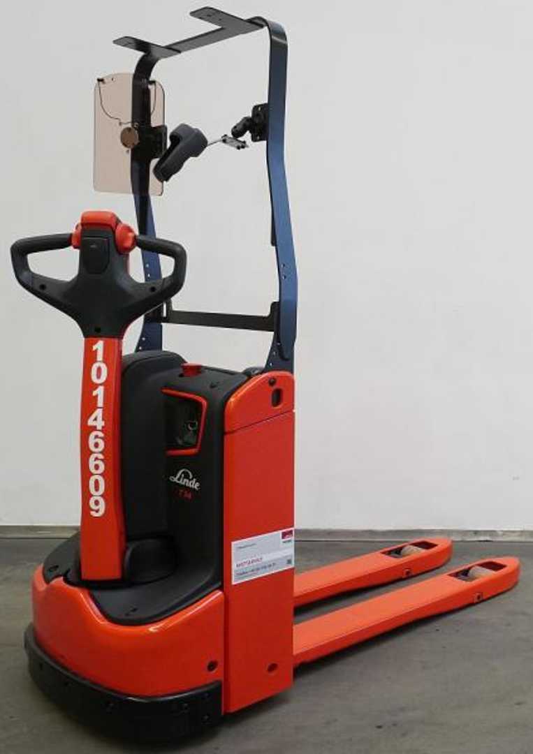 Used Forklift Linde T 14 ION 1155-00 Žemo kėlimo krautuvas su grąžulu (Image 3)